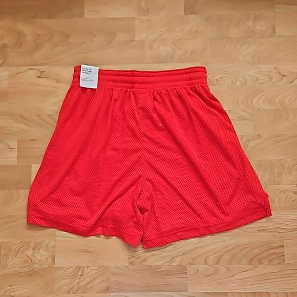 Nike NBA Chicago Bulls Mesh Practice Shorts Red NWT - Picture 4 of 10